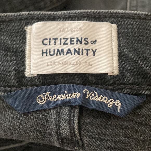 Citizens of Humanity Libby High Rise Vintage Bootcut Jeans Lights Out Size 30x31 - Picture 7 of 11